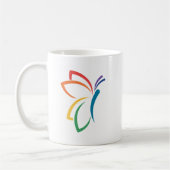 Mug Boug de logo NEDA avec papillon (Gauche)