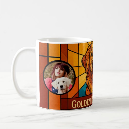 Mug Boug de maman retriever doré personnalisé - Person (Gauche)