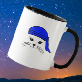 Mug Boug de motonneuse à petite chatte personnalisable