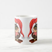 Mug Boug de Noël Cadeau Chouettes de bébé avec cadeaux (Centre)