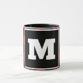 Mug Boug de Noël de buffle rouge personnalisé (Centre)