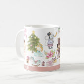 Mug Boug de Noël de cétacés personnalisés (Devant gauche)