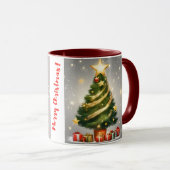 Mug Boug de Noël exclusif : Père Noël rouge, Étoile pé (Devant droit)