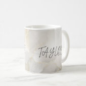 Mug Boug de nom de marbre personnalisé (Devant droit)