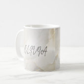 Mug Boug de nom de marbre personnalisé (Devant gauche)