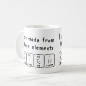 Mug Boug de nom de table périodique sorcière (Devant gauche)