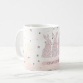 Mug Boug de Pâques en dentelle personnalisée (Devant gauche)