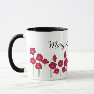 Mug Boug de pavot avec le nom de maman dessus