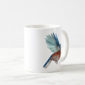 Mug Boug de peinture à l'aquarelle d'oiseaux du jardin (Devant droit)