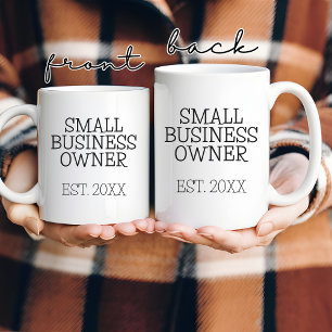 Mug Boug de propriétaire d'entreprise personnalisée po