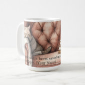 Mug Boug de redémarrage de l'aquarelle enchantant (Devant gauche)