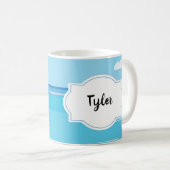 Mug Boug de requin personnalisé (Devant droit)