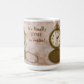Mug Boug de retraite avec montre de poche Temps de ret (Centre)
