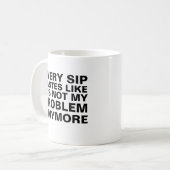Mug Boug De Retraite Personnalisé, Chaque Sip Goûte Co (Devant gauche)