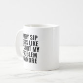 Mug Boug De Retraite Personnalisé, Chaque Sip Goûte Co (Devant gauche)