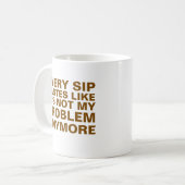 Mug Boug De Retraite Personnalisé, Chaque Sip Goûte Co (Devant gauche)