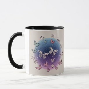 Mug Boug de rêve de papillon céleste - Cosmic Stars &
