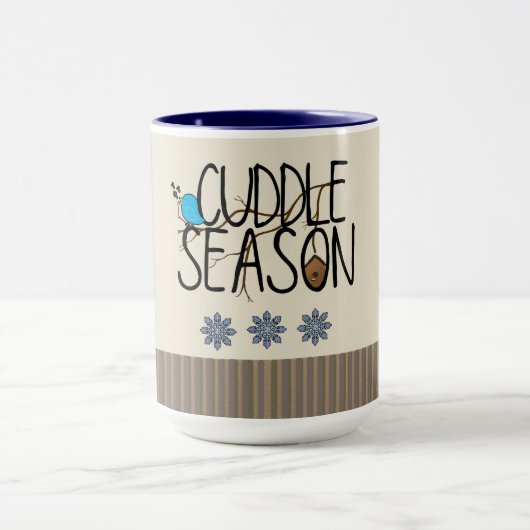 Mug Boug de saison de câlins avec Bird House (Centre)