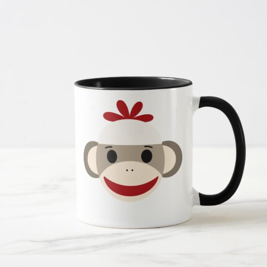 Mug Boug de singe de choeur personnalisé pour enfants (Droite)