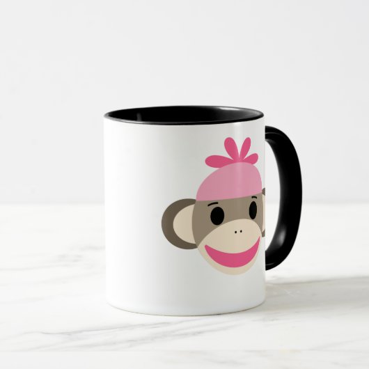 Mug Boug de singe de choeur personnalisé pour enfants (Devant droit)