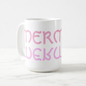 Mug Boug de sirène de réflexion retourné (Devant gauche)