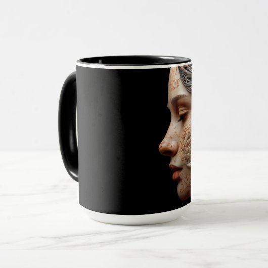 Mug Boug de tatouage à l'aquarelle (Devant gauche)