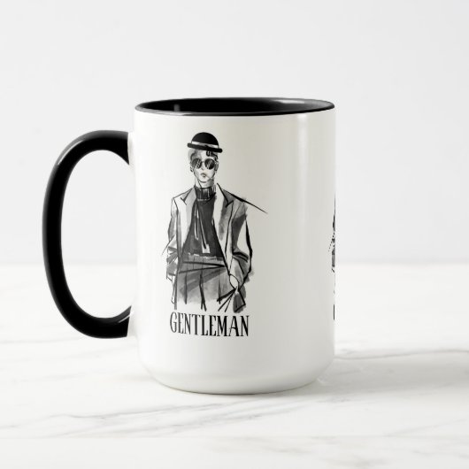 Mug Boug de tatouage à l'aquarelle (Gauche)