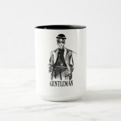 Mug Boug de tatouage à l'aquarelle (Centre)