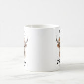 Mug Boug de vache Highland - Force et beauté, promu à (Centre)