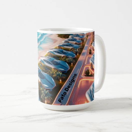 Mug Boug de voitures de luxe (Devant droit)