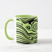 Mug Boug Design Art Abstrait - Vos Couleurs - Vert (Gauche)