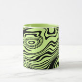 Mug Boug Design Art Abstrait - Vos Couleurs - Vert (Centre)