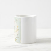 Mug Boug Design Oiseau, Cadeau Oiseau, Floral (Centre)