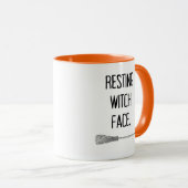 Mug Boug d'Halloween de la Sorcière de repos (Devant droit)
