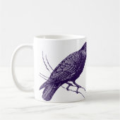 Mug Boug d'illustration corbeau (Gauche)