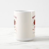 Mug Boug d'illustration Rose d'aquarelle (Centre)