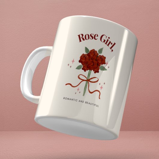 Mug Boug d'illustration Rose d'aquarelle