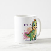 Mug Boug Dinosaure Cute Personnalisé - Nom Personnalis (Devant droit)