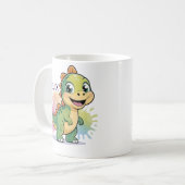 Mug Boug Dinosaure Cute Personnalisé - Nom Personnalis (Devant gauche)