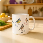 Mug Boug d'oiseaux - Jardin Oiseaux Aquarelle Coupe de