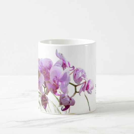 Mug Boug d'orchidées du matin (Centre)