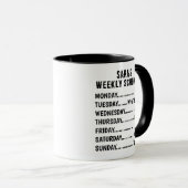 Mug Boug du programme de retraite - Humour personnalis (Devant droit)