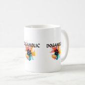 Mug Boug Empreinte de patte Aquarelle - Cadeau Amoureu (Devant droit)