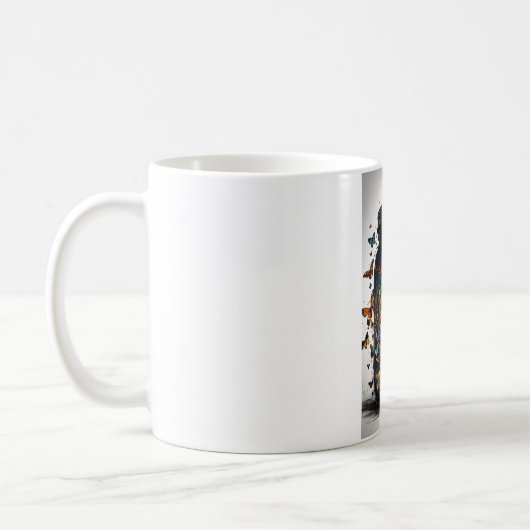 Mug Boug en céramique Bliss papillon" (Gauche)