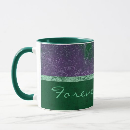 Mug Boug en céramique "Foever Friend" vert avatar (Gauche)