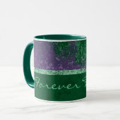 Mug Boug en céramique "Foever Friend" vert avatar (Devant gauche)