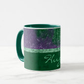 Mug Boug en céramique "Hug" vert toxique Avatar (Devant gauche)