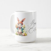 Mug Boug en céramique pour visiteurs de Pâques Bunny (Devant gauche)