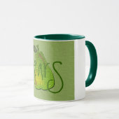 Mug Boug en tôle poire texturée (Devant droit)