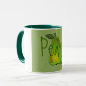 Mug Boug en tôle poire texturée (Devant gauche)